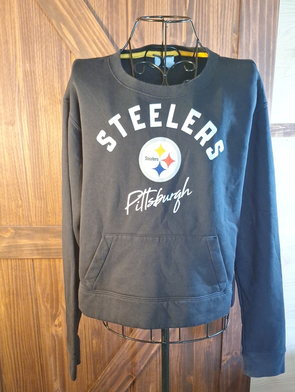 NFL Pittsburg Steelers Women's Fleece crewneck Sweatshirt